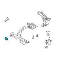 OEM 2020 Honda Accord Bush, FR. Arm Stopper (Lower) Diagram - 51397-TVA-A01