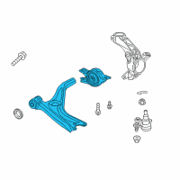 OEM 2020 Honda Accord Arm, Left Front (Lower) Diagram - 51360-TVA-A04