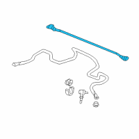 OEM 1996 Acura Integra Bar, Front Tower Diagram - 74300-SR3-010