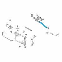 OEM Kia Rondo Pipe & O-Ring Assembly-Water Diagram - 2546025002