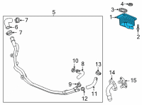 OEM Buick Encore GX Oil Cooler Diagram - 12704459