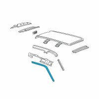 OEM 2005 Lincoln Navigator Weatherstrip Diagram - 4L1Z-7851223-B