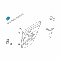 OEM 2013 Hyundai Elantra GT Unit Assembly-Power Window Assist Diagram - 93576-A5110