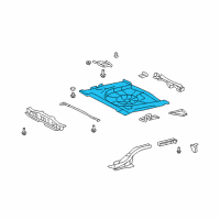 OEM 2015 Scion xB Rear Floor Pan Diagram - 58311-12300