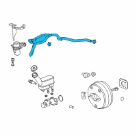 OEM 2016 Chevrolet Traverse Vacuum Hose Diagram - 20884014