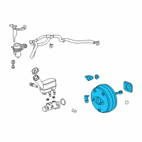 OEM Chevrolet Traverse Brake Booster Diagram - 84158418