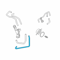 OEM 2004 Infiniti FX45 Hose-Water Diagram - 21306-CG205