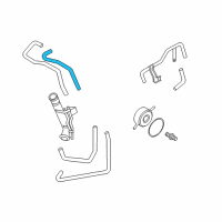 OEM 2007 Infiniti FX45 Hose-Water Diagram - 21306-CL70A