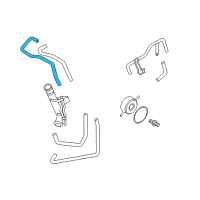 OEM 2004 Infiniti FX45 Hose-Water Diagram - 21306-CG220