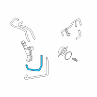 OEM Infiniti FX45 Hose-Water Diagram - 21306-CG215