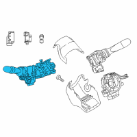 OEM 2016 Toyota Prius C Headlamp Switch Diagram - 84140-47161