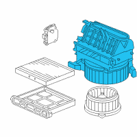 OEM 2007 Honda Accord Blower Sub-Assy. Diagram - 79305-SDA-A11