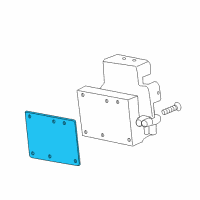 OEM Hummer ABS Control Unit Gasket Diagram - 25826149