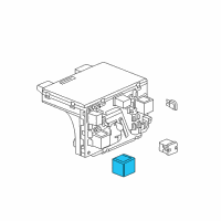 OEM Cadillac Catera Relay, Headlamp Diagram - 24432680