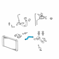 OEM 2010 GMC Savana 2500 Upper Hose Diagram - 19258620