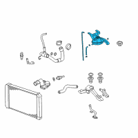 OEM 2008 Chevrolet Express 3500 Reservoir Diagram - 22892637