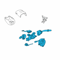 OEM Lexus Switch Assy, Turn Signal Diagram - 84310-60C40