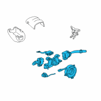 OEM 2003 Lexus LX470 Switch Assy, Turn Signal Diagram - 84310-6B290