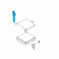 OEM 2004 Nissan Sentra Ignition Coil Assembly Diagram - 22448-8H315