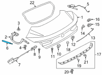 OEM 2022 BMW 840i xDrive Gran Coupe TENSION SPRING, TRUNK LID/TA Diagram - 51-24-7-453-773