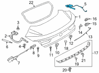 OEM 2022 BMW 840i xDrive Gran Coupe SPINDLE DRIVE, TAILGATE Diagram - 51-24-7-453-768