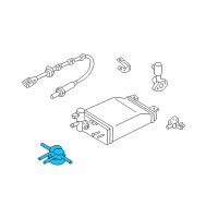 OEM 2002 Infiniti Q45 Valve Assy-Vacuum Cut Diagram - 17372-1W200