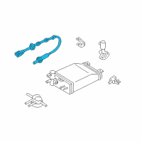 OEM 2003 Infiniti M45 Heated Oxygen Sensor Diagram - 22690-8J001