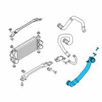 OEM Ford Outlet Hose Diagram - FL3Z-6F073-A