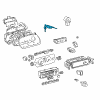 OEM Lexus Cylinder & Key Set, Ignition Switch Lock Diagram - 69057-33150