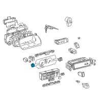 OEM 1998 Lexus ES300 Gauge Sub-Assy, Fuel Receiver Diagram - 83882-33160