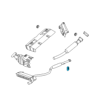 OEM Jeep ISOLATOR-Exhaust Diagram - 68142880AB