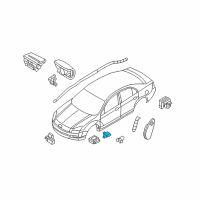 OEM Lincoln Occupant Sensor Diagram - 7E5Z-14B422-A