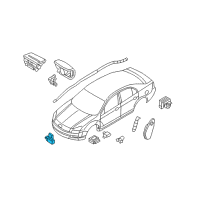 OEM 2008 Lincoln MKZ Front Sensor Diagram - 6E5Z-14B004-A