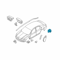 OEM 2009 Ford Fusion Side Sensor Diagram - 9E5Z-14B345-A