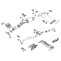 OEM Dodge Durango Clamp-Exhaust Diagram - 55398183AA