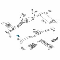 OEM 2019 Ram ProMaster 1500 Bracket-Exhaust Hanger Diagram - 52022478AA