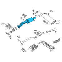 OEM 2016 Ram ProMaster 2500 Converter-Exhaust Diagram - 52022462AE