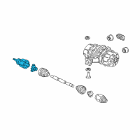 OEM 2005 Acura MDX Joint, Outboard Diagram - 42330-S3V-306