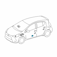 OEM Lexus NX300h Sensor, Side Air Bag Diagram - 89831-78010