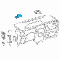 OEM 2014 Toyota Prius C Control Module Diagram - 89650-52B82