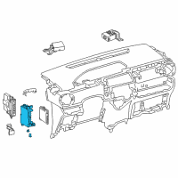 OEM 2015 Toyota Prius C Junction Block Diagram - 82730-52P60