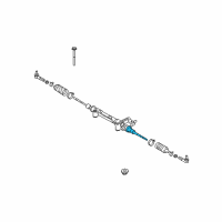 OEM Toyota FJ Cruiser Inner Tie Rod Diagram - 45503-35070