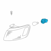 OEM 1997 Toyota Camry Socket Diagram - 81515-AA010