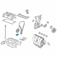 OEM Honda Crosstour Tensioner, Cam Chain Diagram - 14510-R40-A01