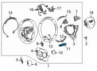 OEM 2022 Cadillac Escalade ESV Power Steering Control Module Diagram - 84874694