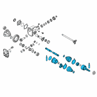 OEM 2010 Infiniti M45 Shaft Front Drive Diagram - 39101-EJ70A