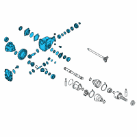 OEM Infiniti M45 Final Drive Assy-Front Diagram - 38500-AR515