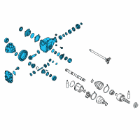 OEM Infiniti FX35 Final Drive Assy-Front Diagram - 38500-AR515