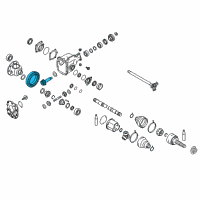 OEM Infiniti Gear Set Final Drive Diagram - 38100-AR36A