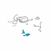 OEM 2009 Lexus IS F Valve Assy, Vacuum Switching, NO.1 Diagram - 25860-38030